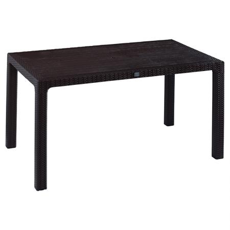Маса Explore  с UV защита PP цвят кафяв 150x90x73.5см