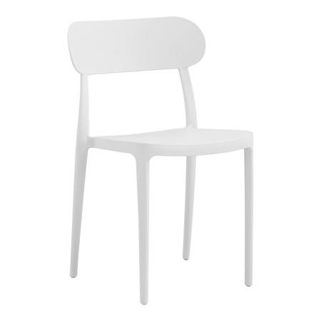 Стол Amvroan  с UV защита бял pp 51x49x79.5см