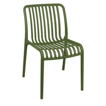 Стол Zoi  pp в тъмнозелен нюанс 42x58x79см