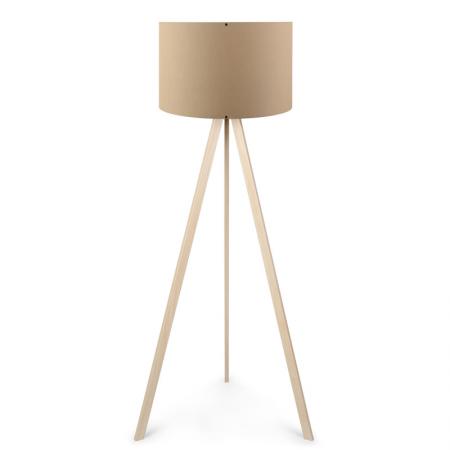 Подова лампа 1060 Pakoworld Ε27 Natural-Mocha D38x140cm