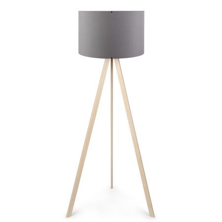Подова лампа 1060 Pakoworld Ε27 Natural-Grey D38x140cm