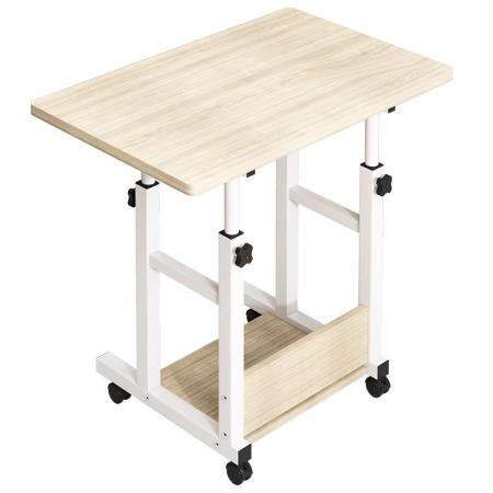 Мобилно бюро Stolu  MDF-метал в естествено бял цвят 60x40x68см