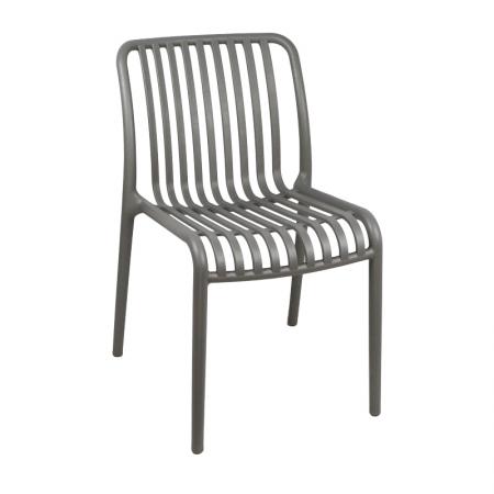Стол Zoi  pp в антрацитен цвят 42x58x79см