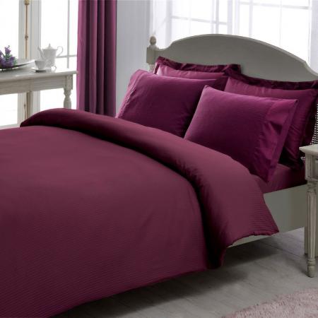 King Size Premium Basic Satin Stripe